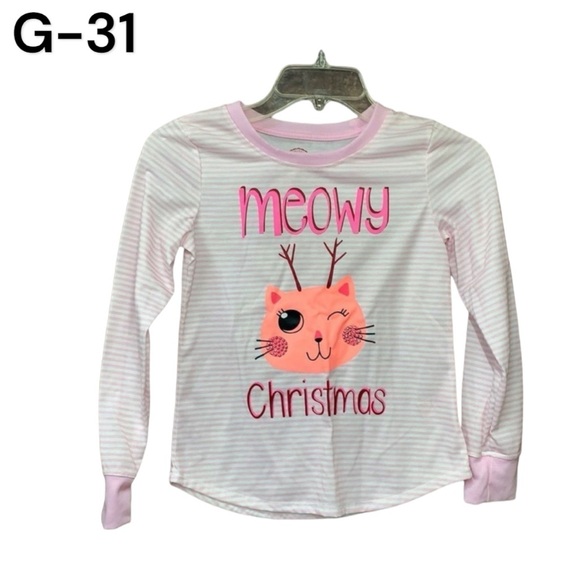 SO Other - Sz10 SO Meowy Christmas Long Sleeve Top New